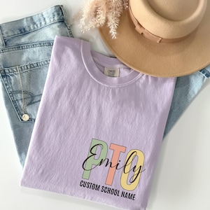 Comfort Colors® PTO Shirt, School Volunteer Shirt,  Parent Teacher Association, Parent Teacher Organization Shirt,  PTA Mom Shirt,  PA shirt