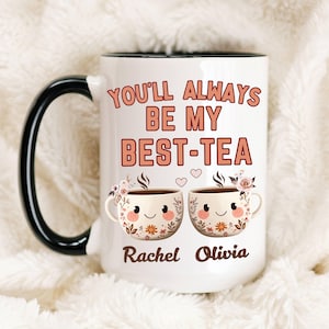 Personalized Best Friend Coworker Gift, Friendship mug, Friend Birthday, Christmas Gift, Long Distance,Best Friend Gift, Custom Bestie Mug