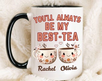 Personalized Best Friend Coworker Gift, Friendship mug, Friend Birthday, Christmas Gift, Long Distance,Best Friend Gift, Custom Bestie Mug