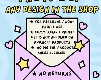 Digitaal bestand van elk ontwerp in de shop, alleen persoonlijk gebruik, aangepast png-bestand, aangepaste SVG, gepersonaliseerde svg, aangepast bestand, vermelding aangepast ontwerp