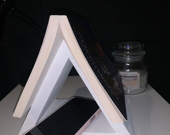 White bookstand