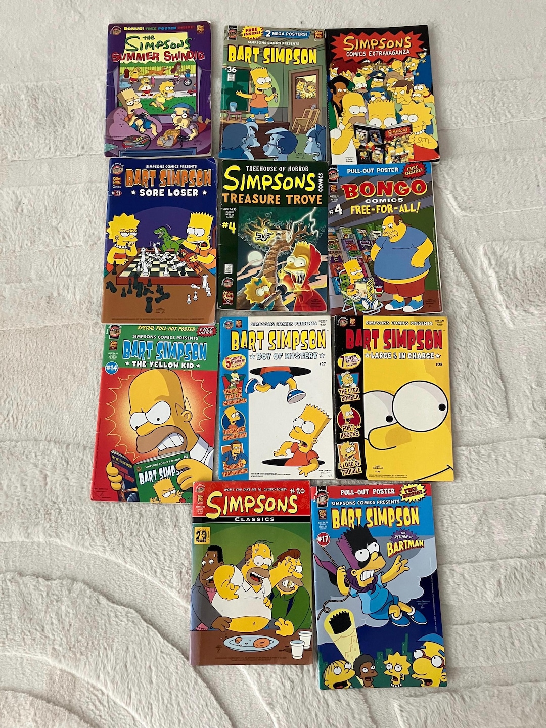 Simpson Comic Books, Bart Simpson, Comics / Choose From List - Etsy