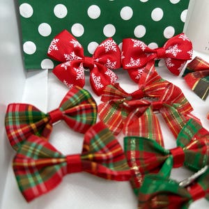 Pinzas para el pelo navideñas para bebés