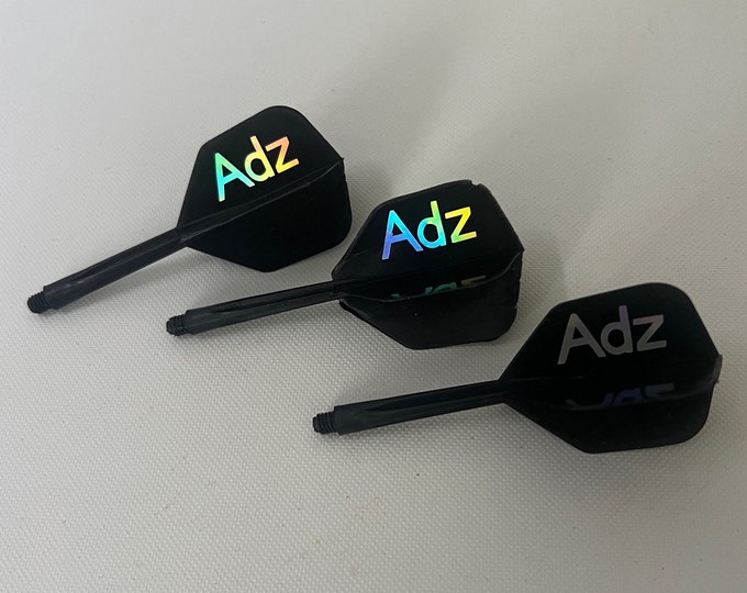 Personalised Integrated Dart Flights Flight & Shaft Etsy UK