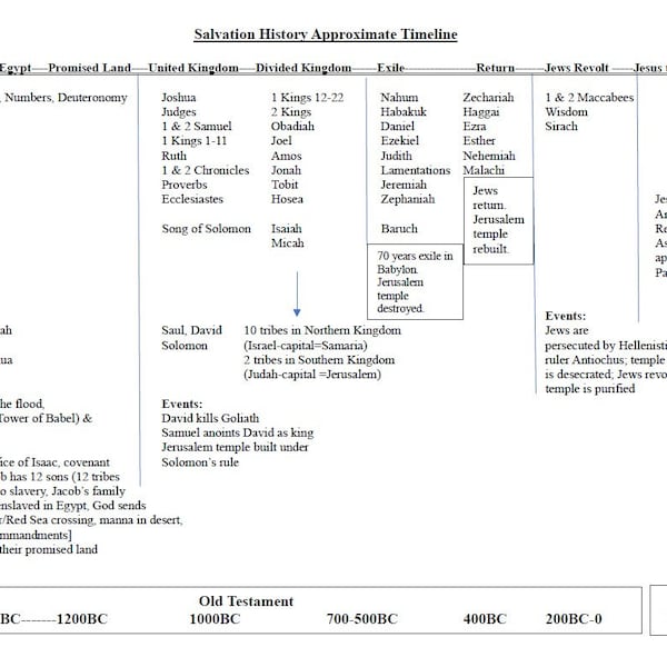 Brief Overview: Our Salvation History