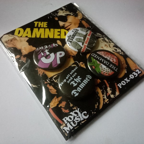 The Damned - Badge Set - Poxy Music - POX032