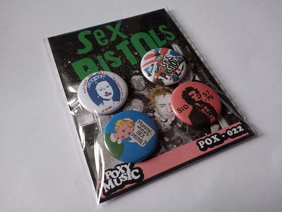 Sex Pistols - Badge Set - Poxy Music - POX022 - Etsy UK