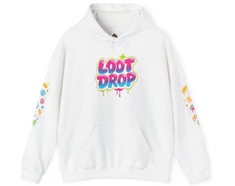 Loot Drop: Colorful  Graffiti Hoodie