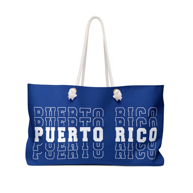 Puerto Rico - Blue - Weekender Bag - Etsy