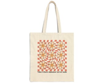 Retro Smiley Summer  - Tote Bag