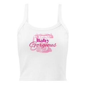 Baby Gorgeous Women’s micro-rib tank top
