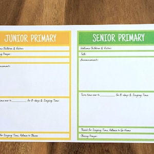 Primary Conducting Template LDS Conducting Guide Primary Leader Singing Time Mormon Primary Secretary Organization