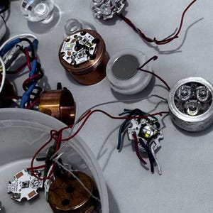 led not Neopixel base lit Lightsaber Parts lot for Proffieboard projects