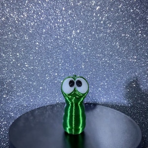 Sherm The Worm Figurine - 3D Printed Pal