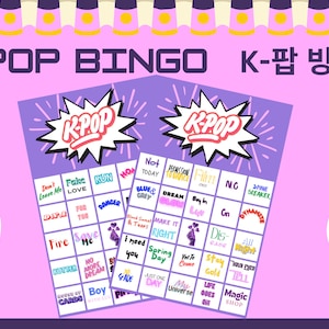 KPop Bingo Karten