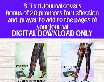 Christian Journal Cover: God's Word & Promises (Digital Download)