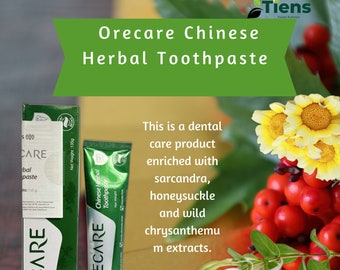 Orecare Kruidentandpasta: Botanische tandverzorging met Chinese extracten.