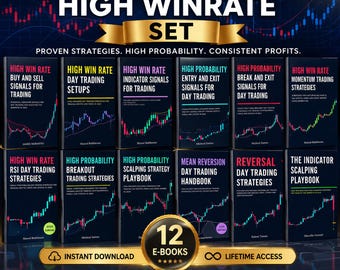 12 Trading Ebooks Bundle: Hohe Win-Rate-Methoden (digitaler Download)