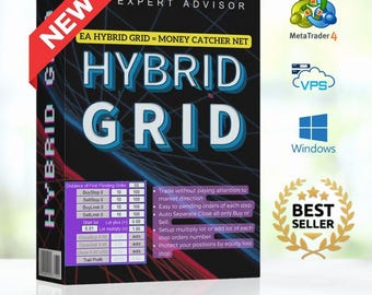 Hybrid Grid Forex-Handelsrobot: Halbautomatischer Expert Adviser EA (MT4)