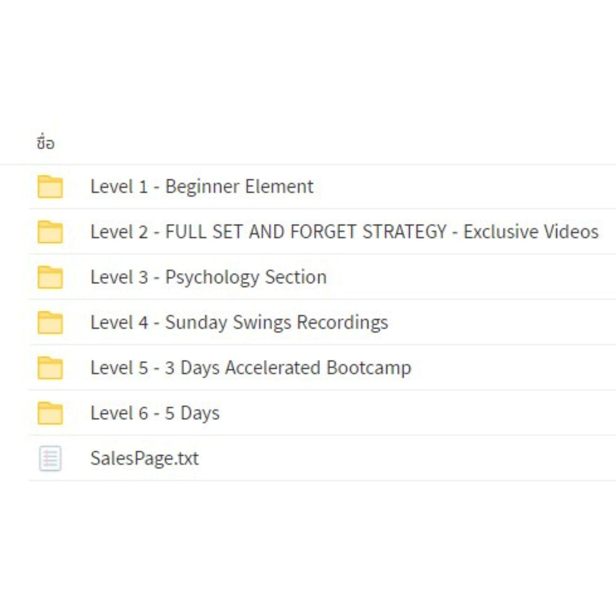 Swing Trading Course | Set & Forget Forex Lab | 34GB MP4 Video ...