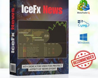 IceFX NewsInfo MT4 Indikator - Wirtschaftsnews & EA-Steuerwerkzeug