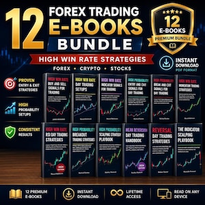 Forex Ebook Bundle, 12 PDF Trading Guides For Crypto And Stocks