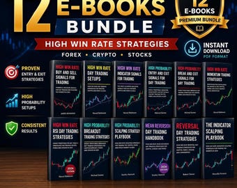 Forex Ebook Bundle, 12 PDF Trading Guides For Crypto And Stocks
