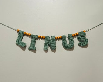 Personalized Crochet Name Banner