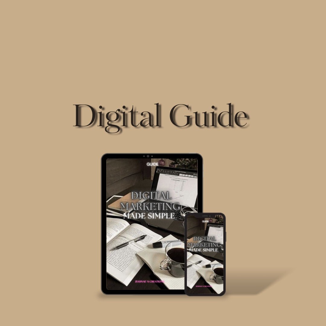Digital Marketing Made Simple Guide - Etsy