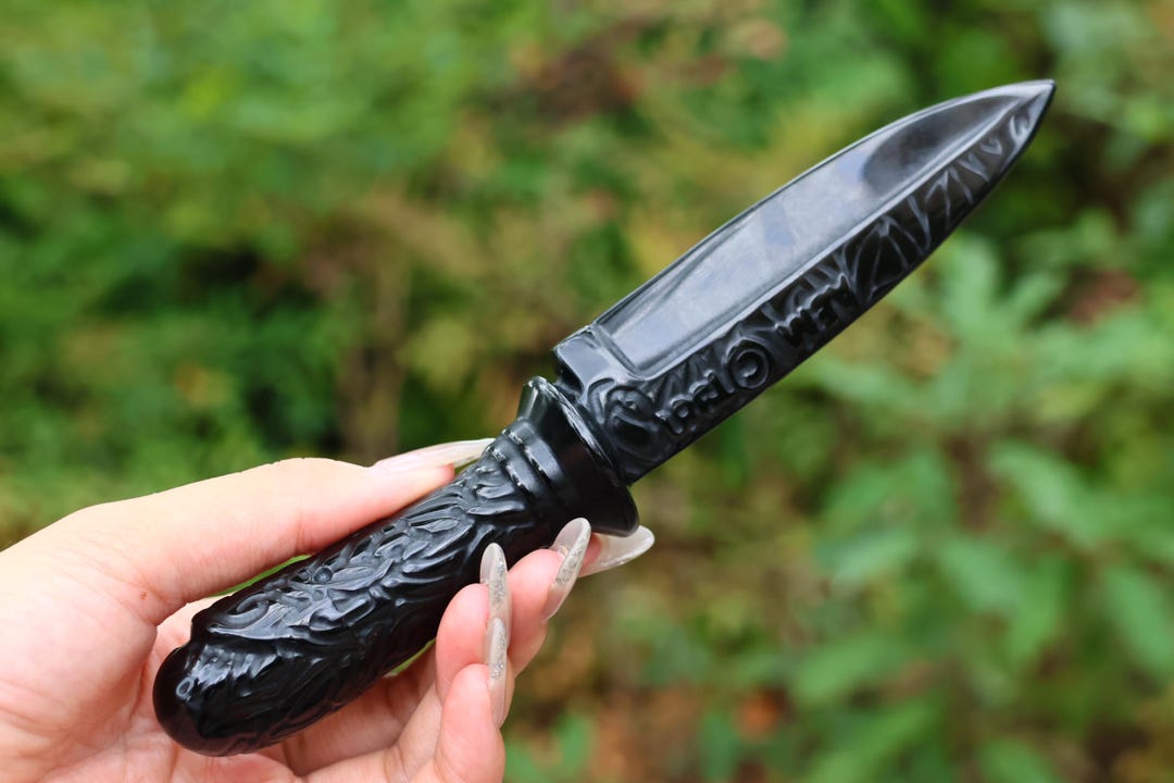 黒曜石　石器ナイフ 黒曜石 石器ナイフ