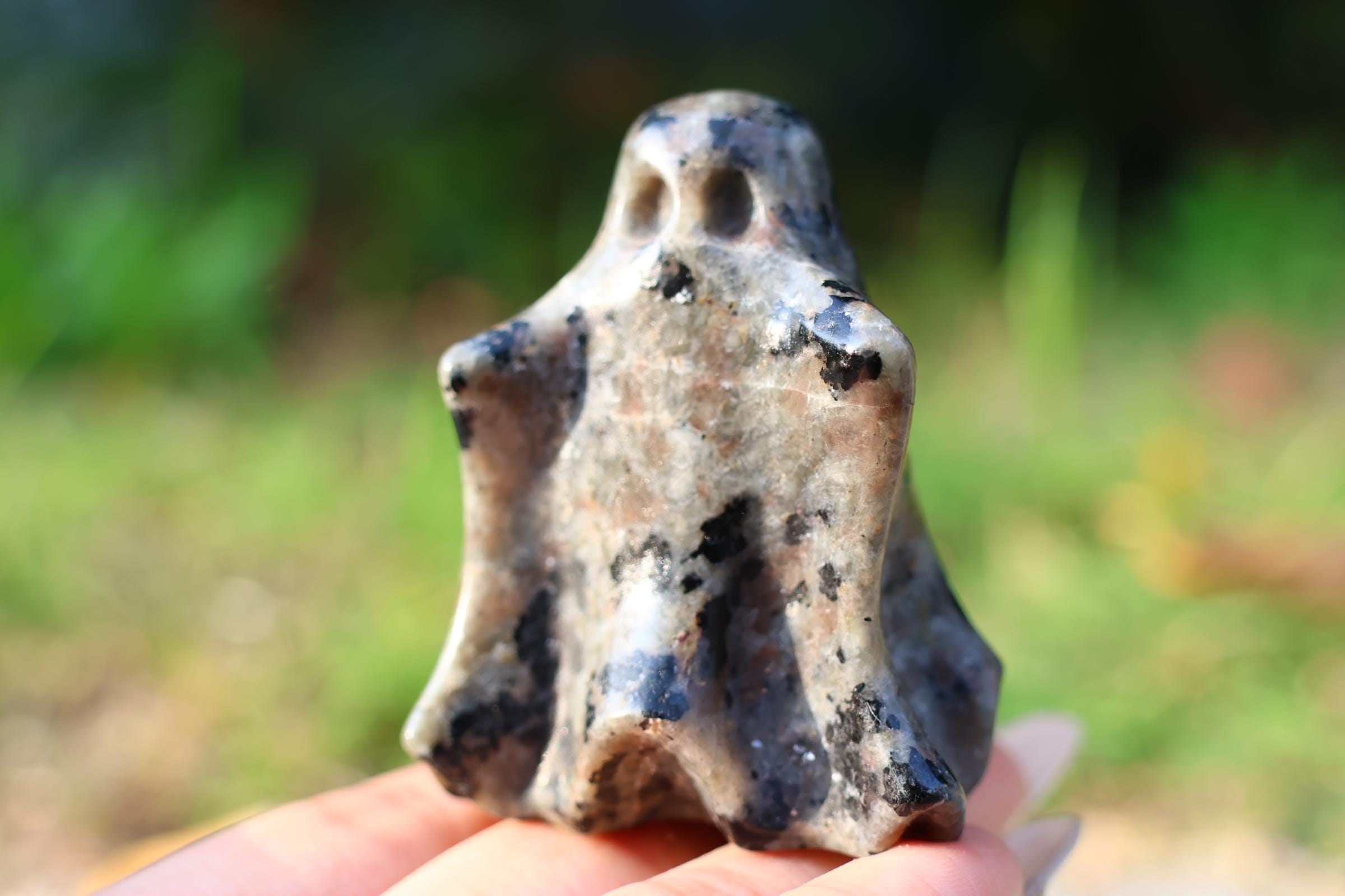 2,7 "natürlicher Yooperlite-Geist, geschnitzter Quarzkristall, Kristallheilung Reiki, Innendekoration, Kristallskulptur, Mineral, Kristallgeschenke