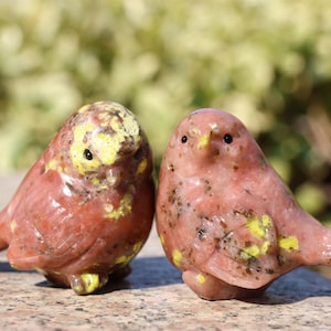 2.4&quot; Natural Sesame stone bird,Quartz Crystal Carved ,Crystal Heal Reiki,Home decoration,Crystal Sculpture,Mineral,Crystal Gifts