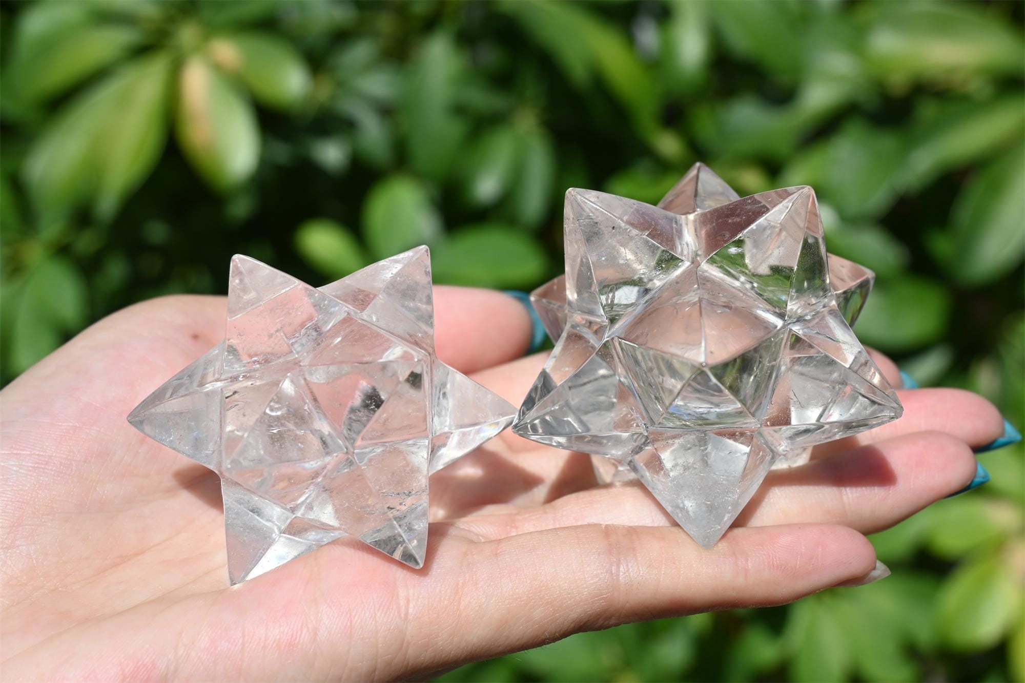 限定品】AAAAAAAA級天然高透明度水晶マカバ（Merkaba Crystals）0617