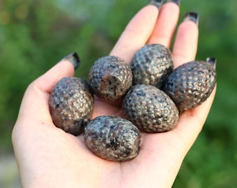 1.2" Natural yooperlite dragon egg ,Quartz Crystal Carved ,Crystal Heal Reiki,Home decoration,Crystal Sculpture,Mineral,Crystal Gifts
