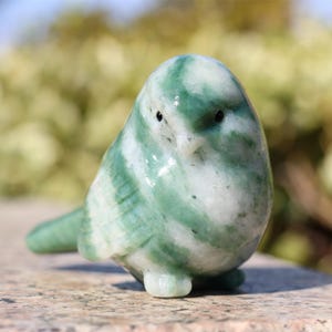 2.4&quot; Natural dushan jade bird,Quartz Crystal Carved ,Crystal Heal Reiki,Home decoration,Crystal Sculpture,Mineral,Crystal Gifts