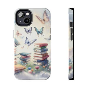 iPhone-hoesje Book Lover, Books Design-telefoonhoesje, vlinders-telefoonhoesje, stoere telefoonhoesjes