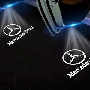 2X Car LED Door Light Projectors Logo Puddle Courtesy Nanoglass Kit For Mercedes Benz Class---Ultra Bright Kit That image NEVER FADE!!