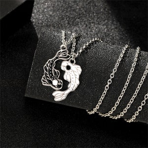 Jujutsu Kaisen Gojo & Geto Stacy bijpassende paar ketting, Y2k esthetiek cadeau, cadeau voor haar, cadeau voor hem afbeelding 6