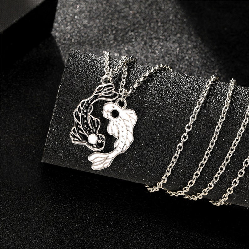 Jujutsu Kaisen Gojo & Geto Stacy Matching Couple Necklace,Y2k Aesthetics Gift,Gift For Her,Gift For Him image 6
