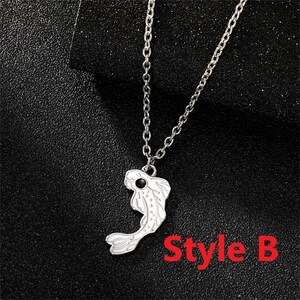 Jujutsu Kaisen Gojo & Geto Stacy bijpassende paar ketting, Y2k esthetiek cadeau, cadeau voor haar, cadeau voor hem Style B