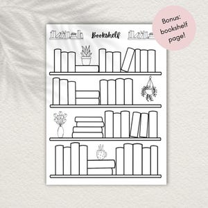 This book review template comes in two sizes, letter and A5 sizes. Track 3 books on one page, include book cover, star rating, spicy level and book details, such as tropes, genre and favorite quotes. Bonus, printable bookshelf.