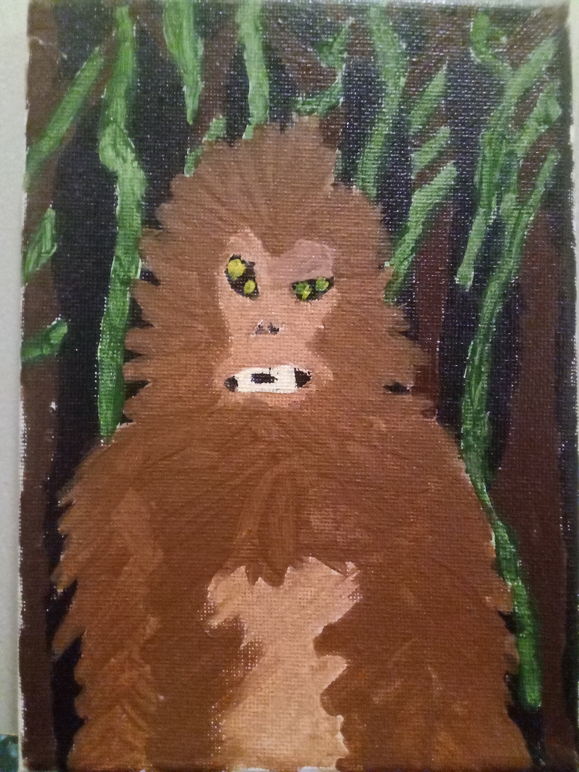 Original Cryptid Paintings 5x7 - Etsy