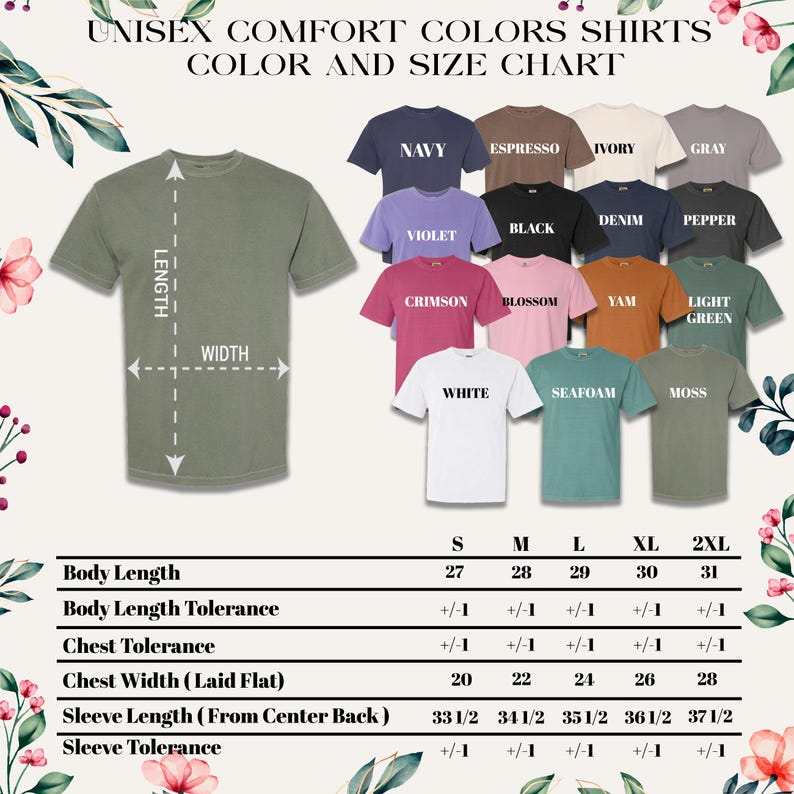 a women's t - shirt with the measurements for each shirt
