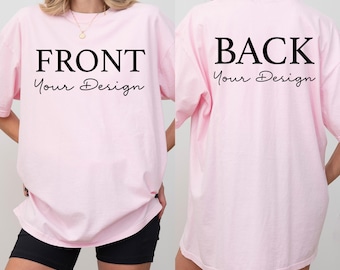 Comfort Colors Custom Design T-Shirt: Personalized Text Tee