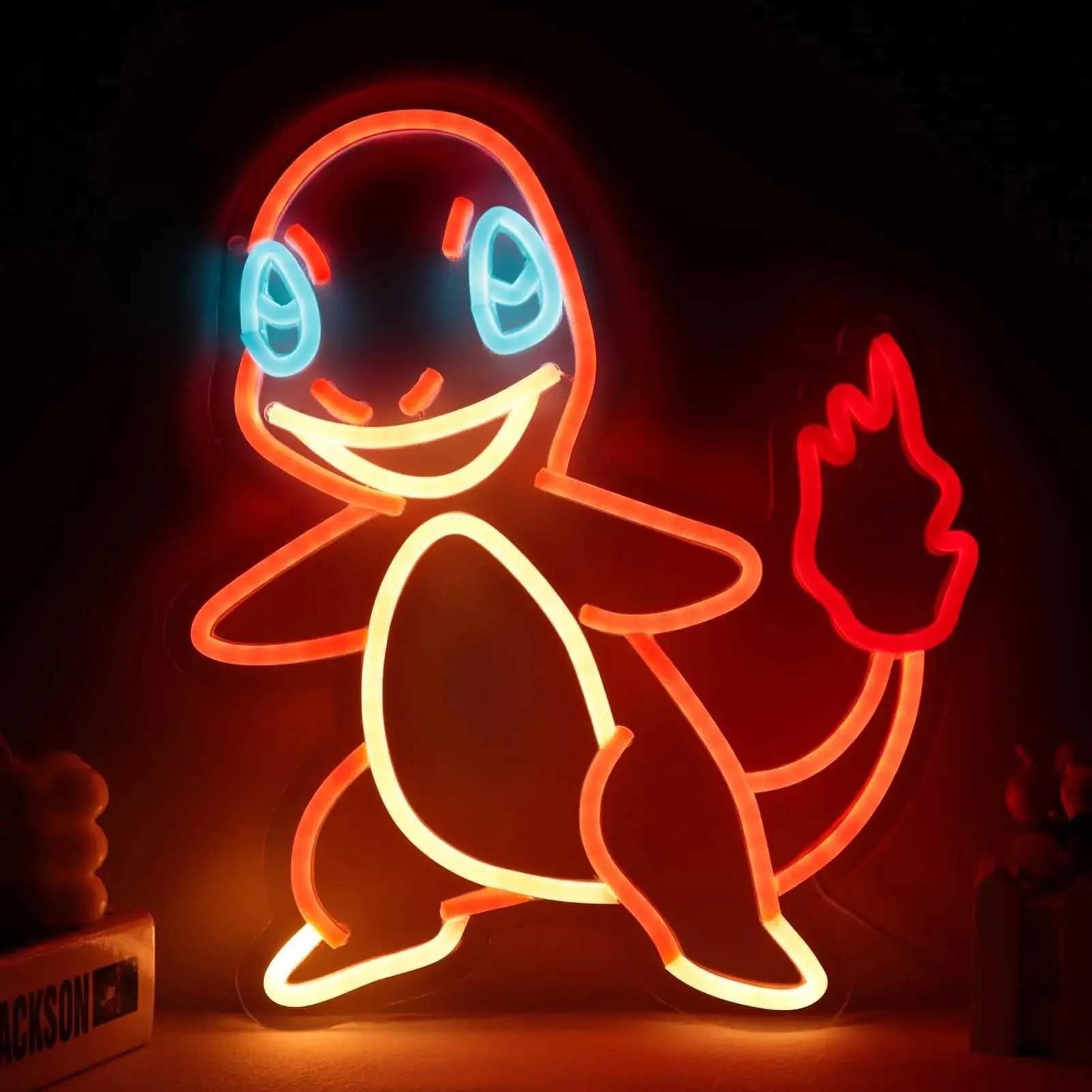 Charmander LED Neon Light Sign Pokemon - Etsy