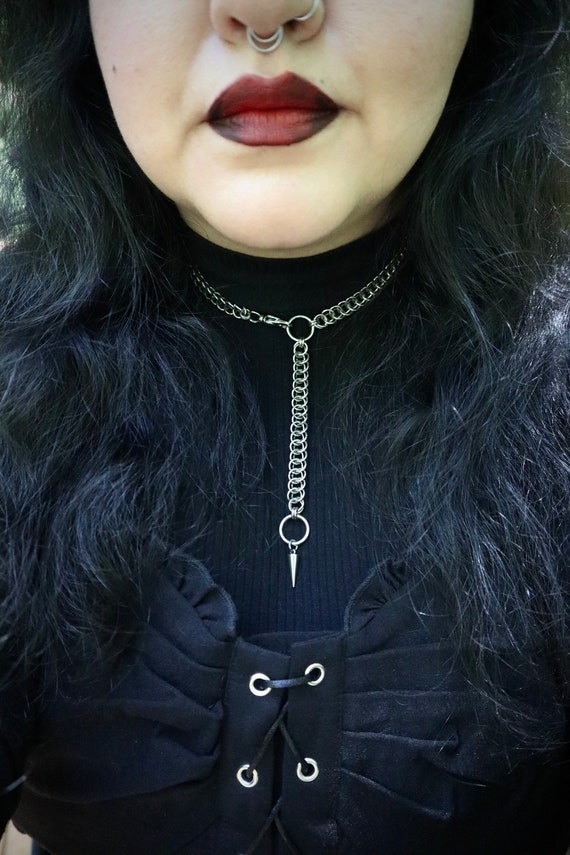 MERCY | chainmaille necklace | stainless steel | chainmail jewelry