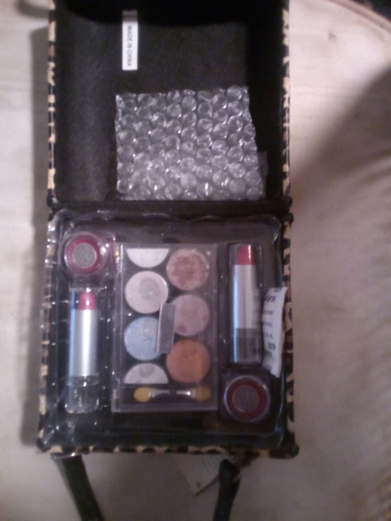 Small Leopard make up case