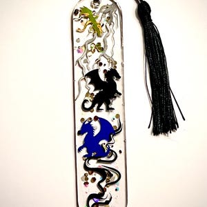 Fourth Wing/Iron Flame/ Onyx Storm; Tairn, Andarna and Sgaeyl book mark