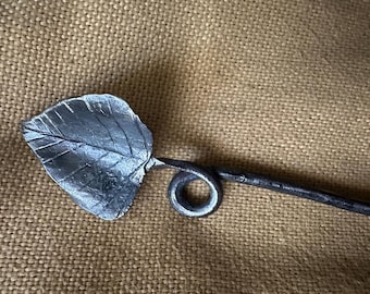 Forged Leaf Hair Pin