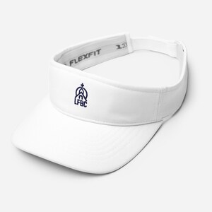 Unisex Essential Logo Visor - White